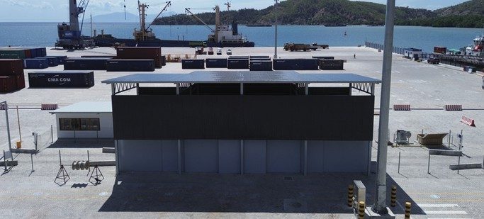 Tibar Bay Port — Import Scanner Building — 2